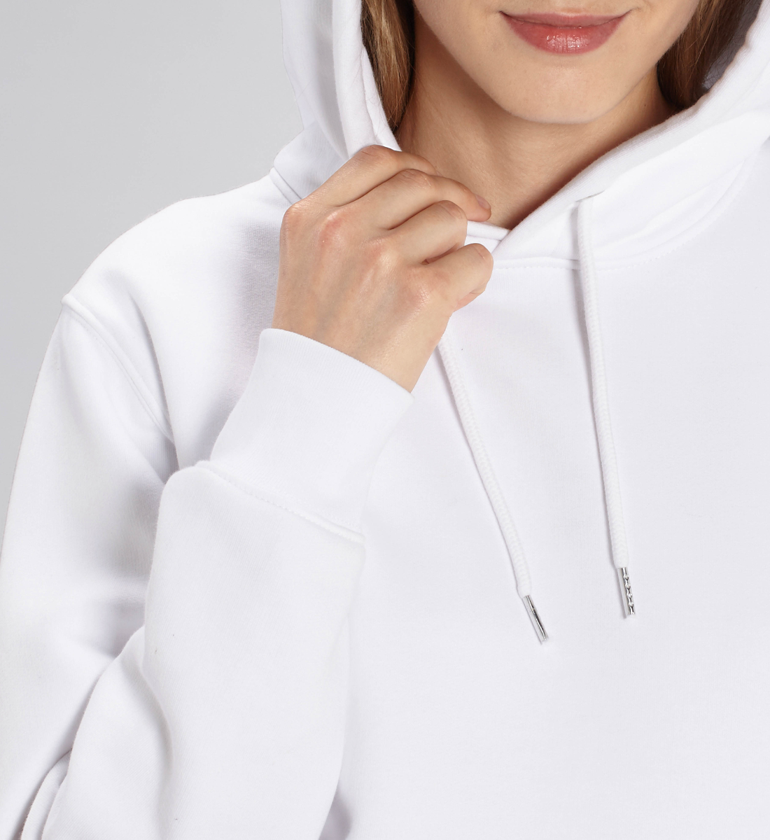 sonne + mond l yoga pullover weiß l yoga hoodie l umweltfreundliche mode aus ökologischen textilien l yoga mode online shoppen