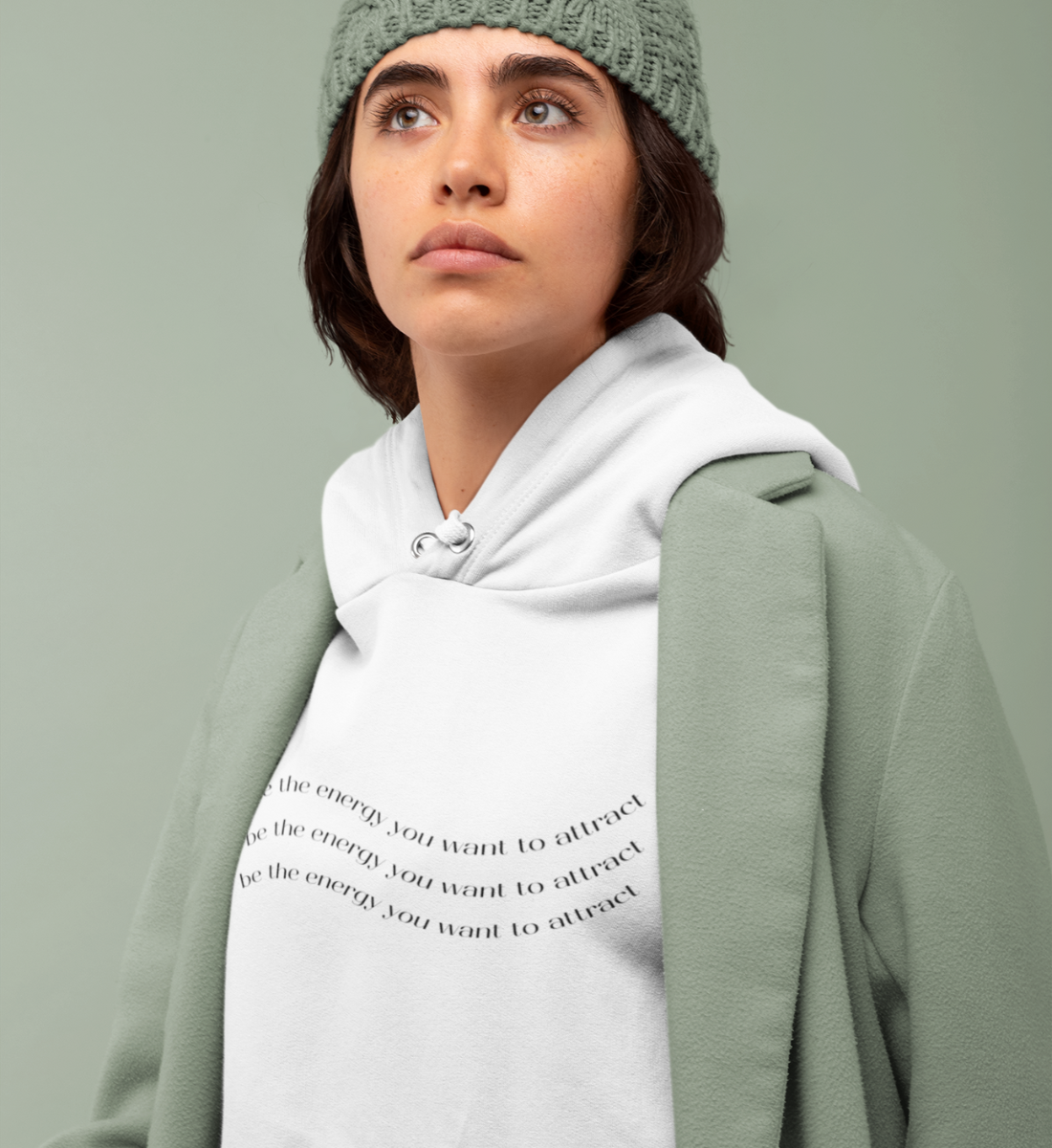 energy l yoga hoodie l pullover bio-baumwolle l nachhaltige yoga kleidung l ethischer konsum dank nachhaltiger produktion