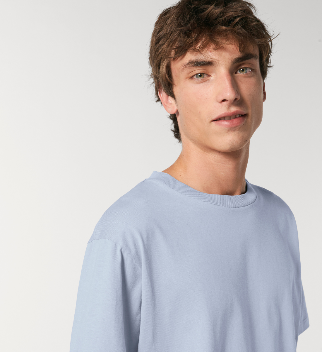 chakren l shirt aus bio-baumwolle blau l yoga fashion l vegane mode l nachhaltige mode online shoppen