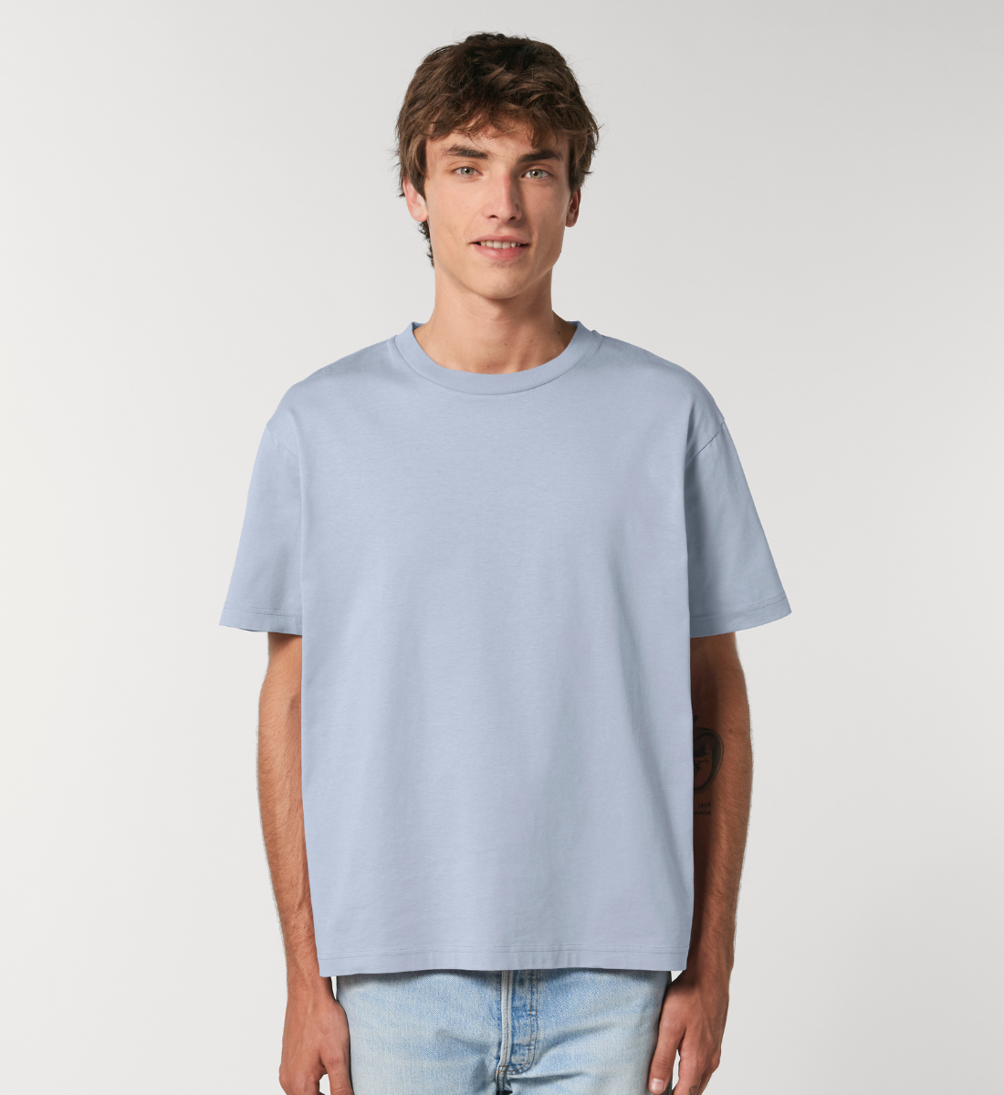 chakren l shirt aus bio-baumwolle blau l yoga fashion l vegane mode l nachhaltige mode online shoppen