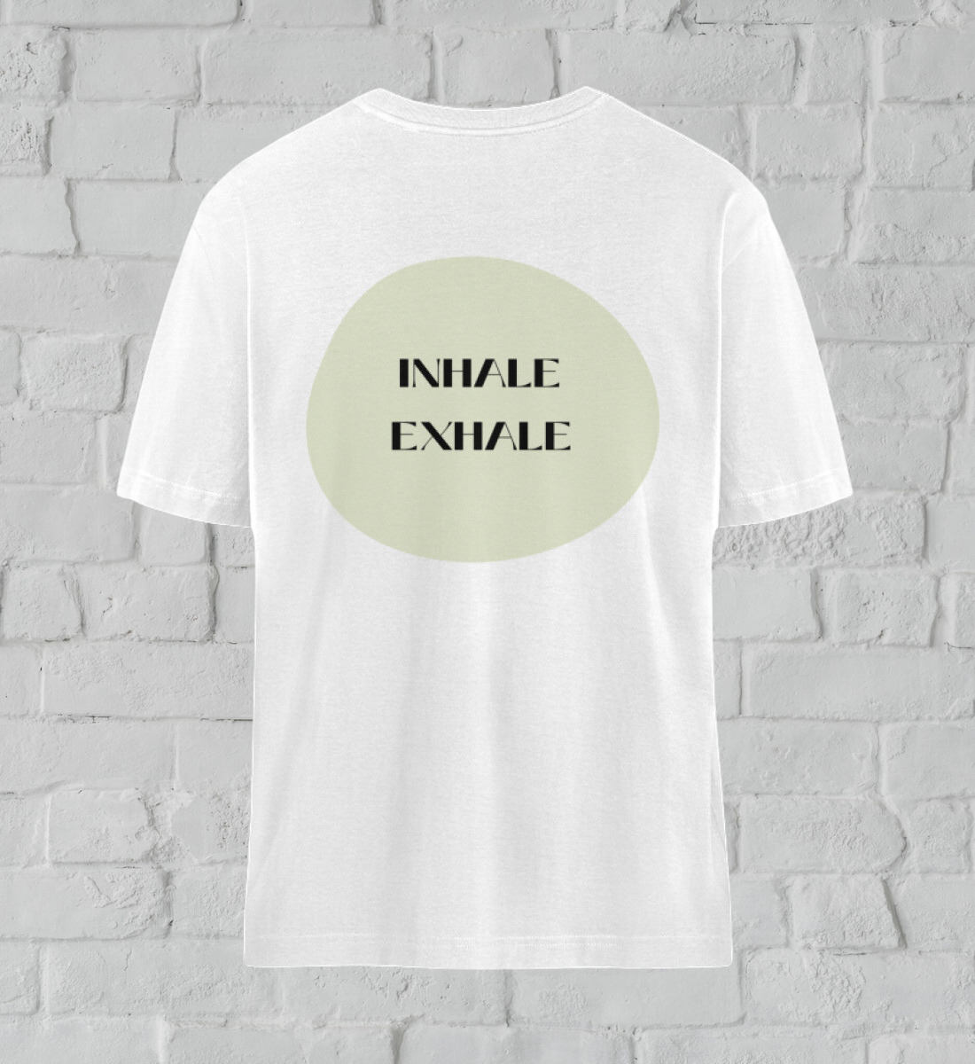 inhale exhale l yoga shirt weiß l nachhaltiges t-shirt l bio yoga kleidung l grüne und umweltfreundliche mode online shoppen