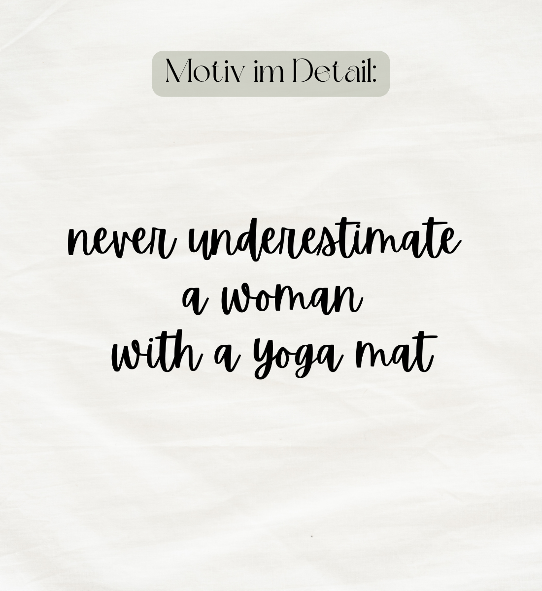 motiv l women with a yoga mat l yoga accessoires l jutebeutel l nachhaltig einkaufen l nachhaltig und bewusst leben