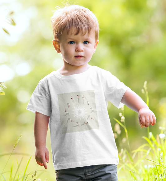 Sonnengruß II - Kleinkinder Bio T-Shirt Unisex