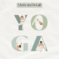 motiv l yoga girl l bio t-shirt kinder l yoga shirt l yoga kleidung bio-baumwolle l umweltfreundliche mode online shoppen