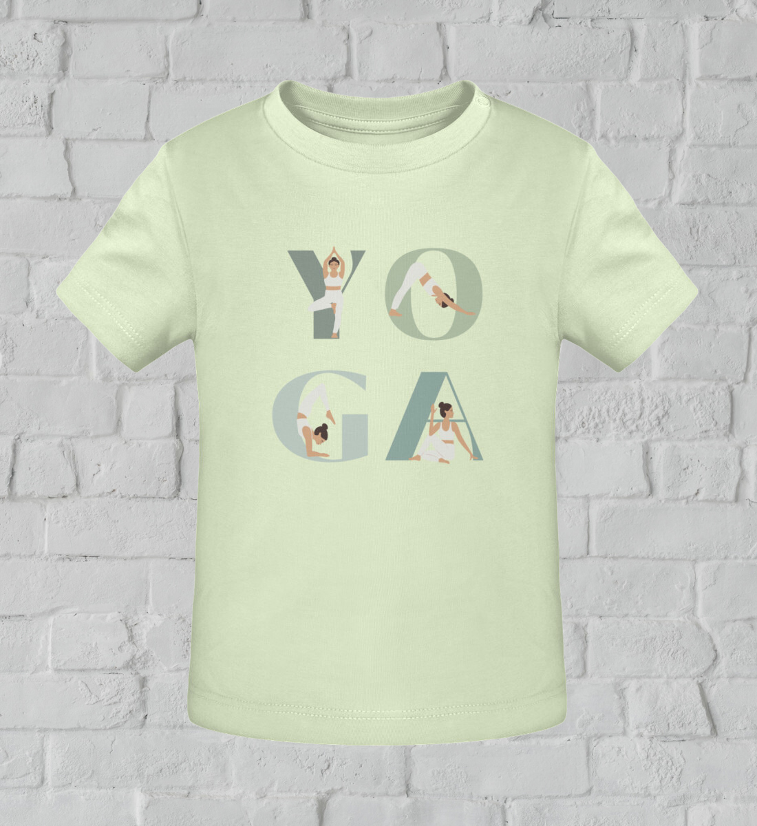yoga girl l kinder yoga shirt hellgrün l mode für kinder l nachhaltige yoga kleidung für kinder l mode für kinder online shoppen