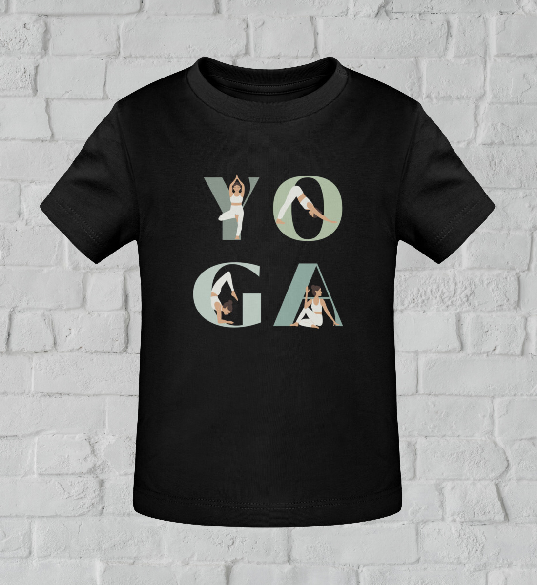 yoga girl l kinder yoga shirt schwarz l mode für kinder l nachhaltige yoga kleidung für kinder l mode für kinder online shoppen