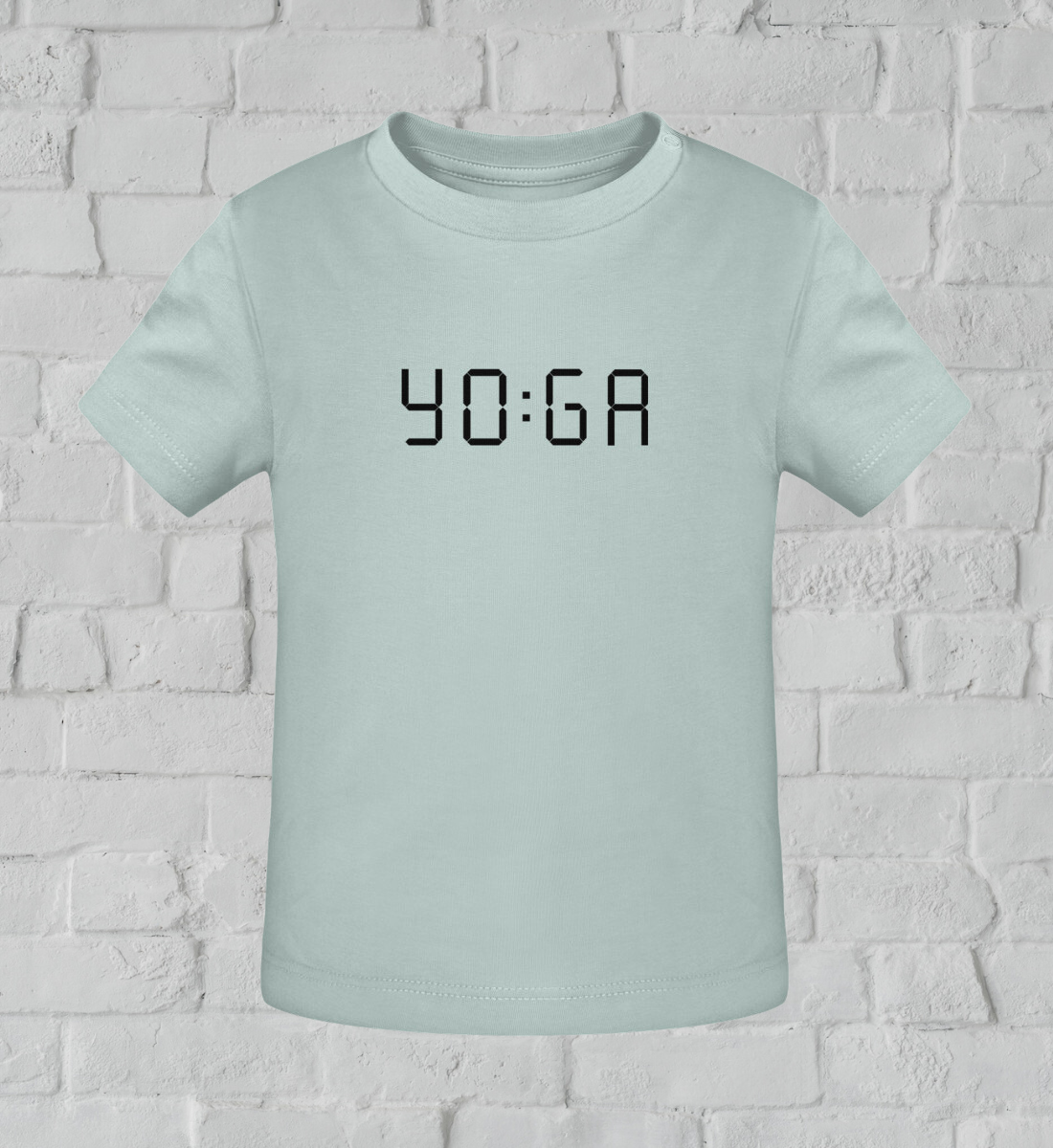 zeit für yoga l yoga shirt kinder hellblau l yoga kleidung kinder l nachhaltige mode für kinder l vegane kinder mode