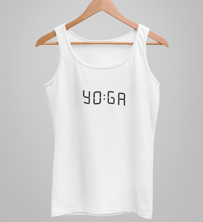 zeit für yoga l yoga top damen weiß l bio top l yoga klamotten l ökologisch und umweltfreundliche produkte online shoppen
