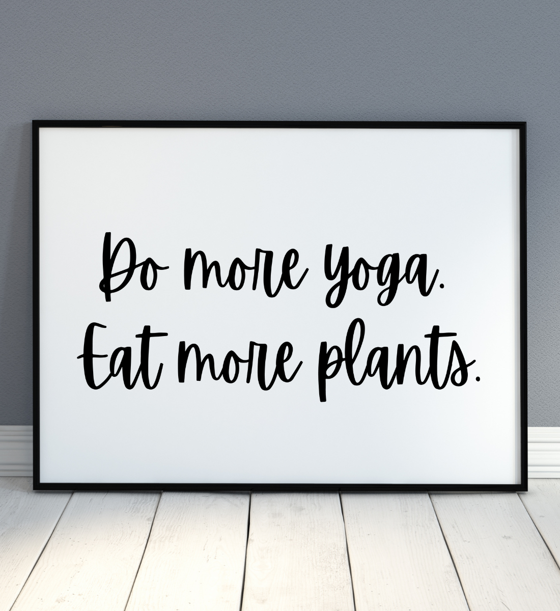 do more yoga l poster l yoga poster l geschenke für yogaliebhaber l ökologische geschenke nachhaltig einkaufen