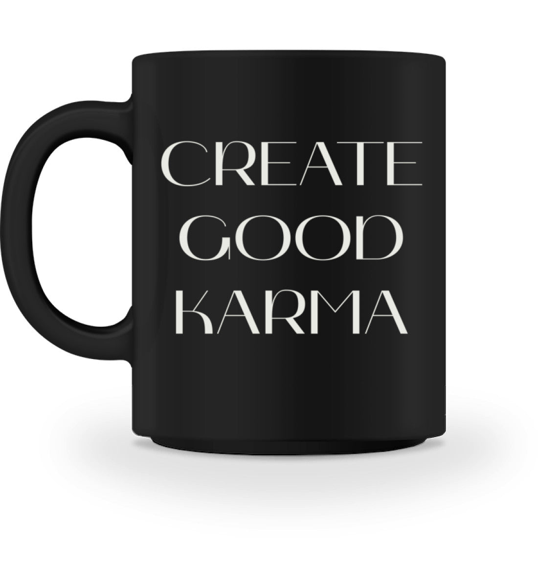 good karma l yoga tasse l tasse l schöne geschenkideen l ökologische geschenke nachhaltig einkaufen